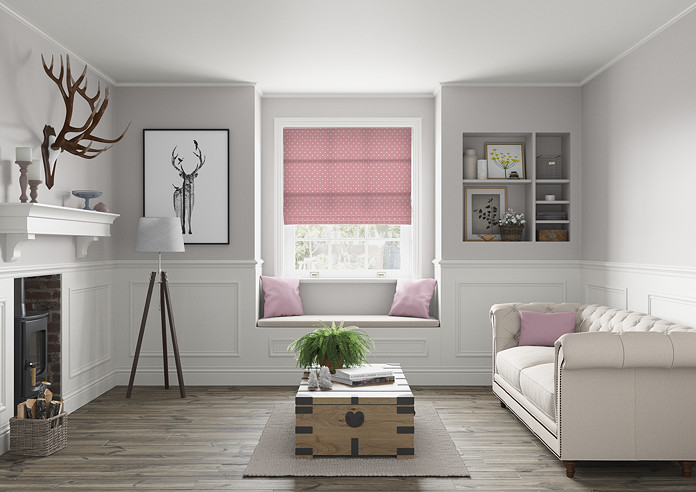 Dotty, Rose - Twist&Fit Roman Blind - Image 5